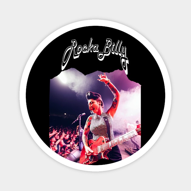 Rockabilly Magnet by MckinleyArt